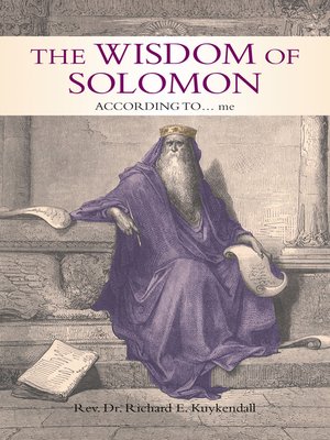 cover image of The Wisdom of Solomon